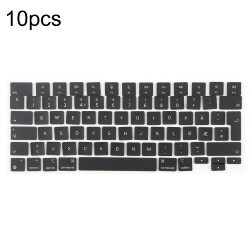 Lot de 10 touches de raccourci pour MacBook A2681, A2941, A3113, A3114, version UK, langue : Norvège SH44091099-03